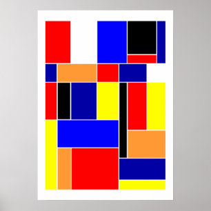 Mondrian Nr. 48 Poster