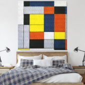 MONDRIAN - Nr. VI - ZUSAMMENSETZUNG Nr. II - 1920  Leinwanddruck (Insitu (Schlafzimmer))
