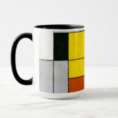 Mondrian - Nr. VI, Zusammensetzung Nr. II, Tasse (Links)
