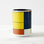 Mondrian - Nr. VI, Zusammensetzung Nr. II, Tasse (Zentrum)