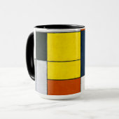 Mondrian - Nr. VI, Zusammensetzung Nr. II, Tasse (Vorderseite Links)