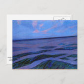 Mondrian painting, Dünenlandschaft Postkarte (Vorne/Hinten)
