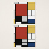 Mondrian Painting Red Flugzeug Yellow Black Gray B (Vorne & Hinten)