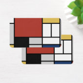 Mondrian Painting Red Flugzeug Yellow Black Gray B (Schreibtisch)