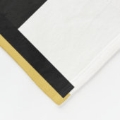 Mondrian Painting Red Flugzeug Yellow Black Gray B Fleecedecke (Ecke)