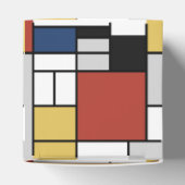 Mondrian Painting Red Flugzeug Yellow Black Gray B Geschenkschachtel (Oben)