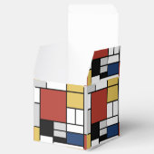 Mondrian Painting Red Flugzeug Yellow Black Gray B Geschenkschachtel (Geöffnet)