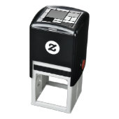 Mondrian Painting Red Flugzeug Yellow Black Gray B Permastempel (Produkt)