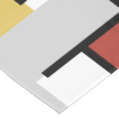 Mondrian Painting Red Flugzeug Yellow Black Gray B Tischdecke (Schrägansicht)