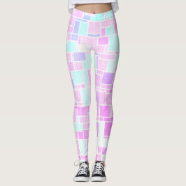 Mondrian Pastel 2 Leggings