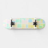 Mondrian Pastel 3 Skateboard (Horizontal)