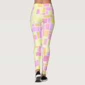 Mondrian Pastel 4 Leggings (Rückseite)