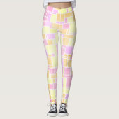 Mondrian Pastel 4 Leggings (Vorderseite)