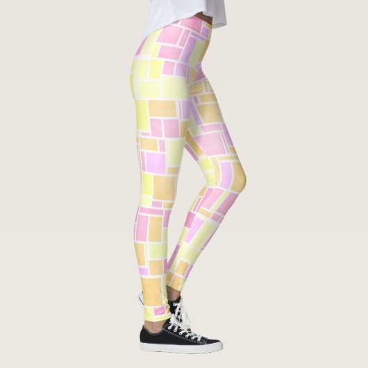Mondrian Pastel 4 Leggings (Rechts)