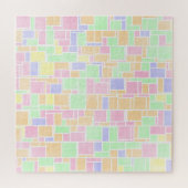 Mondrian Pastel Puzzle (Horizontal)