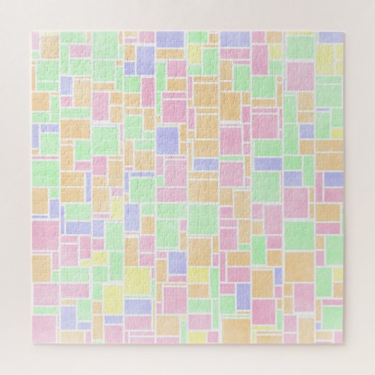 Mondrian Pastel Puzzle (Vertikal)