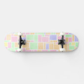 Mondrian Pastel Skateboard (Horizontal)