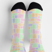 Mondrian Pastel Socks Socken (Oben)