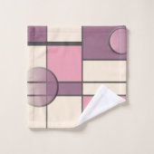 Mondrian & Pastell Badhandtuch Set (Waschlappen)