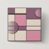 Mondrian & Pastell Button (Vorderseite)