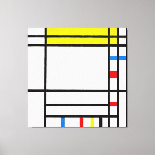 MONDRIAN - PLACE DE LA CONCORDE - 1938-1943 - LEINWANDDRUCK (Vorderseite)