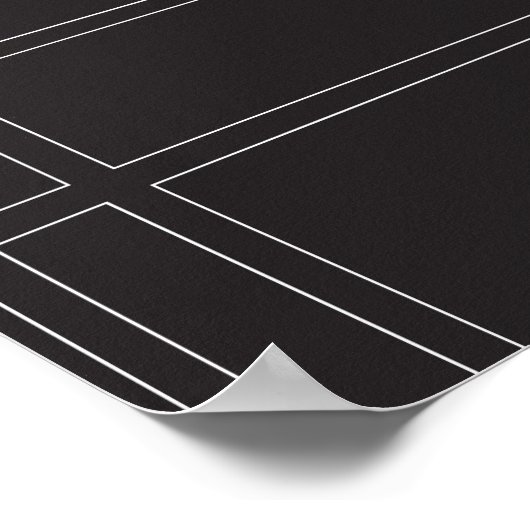 Mondrian Poster (Ecke)