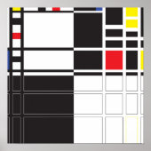 Mondrian Poster (Vorne)