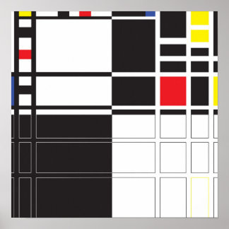 Mondrian Poster