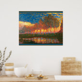 Mondrian - Reihe von elf Poplars Poster (Küche)