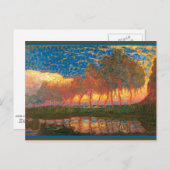 Mondrian - Reihe von elf Poplars Postkarte (Vorne/Hinten)