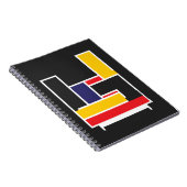 Mondrian Rock Hand Notizblock (Rechte Seite)