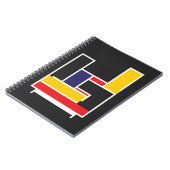 Mondrian Rock Hand Notizblock (Linke Seite)