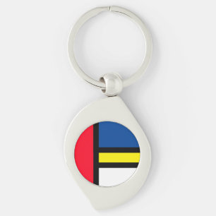 Mondrian Schlüsselanhänger