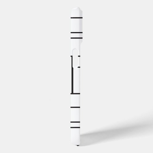 Mondrian Scribbles Minimalist Stijl Modern Art Case-Mate iPhone Hülle (Rückseite / Rechts)