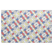 Mondrian Scribbles Minimalist Stijl Modern Art Stoff (Yard (91,4 cm))
