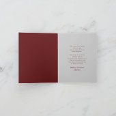 Mondrian Simple Color Blocks Abschluss Foto Dankeskarte (Innenseite)