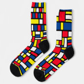 Mondrian Socks Socken (Linkes Detail)