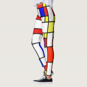 Mondrian Stil Neue Kunst Leggings (Links)