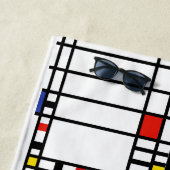 Mondrian Strandtuch (Beispiel)