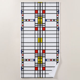 Mondrian Strandtuch