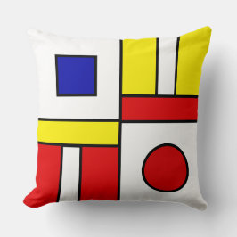 Mondrian Style Abstrakt Art Kissen