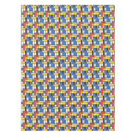 Mondrian Style Color Blocks Tischdecke