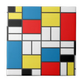 Mondrian Style Fliese (Vorderseite)