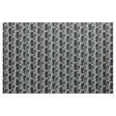 Mondrian Style Gray Blue Abstrakt Modern Geometric Stoff (Yard (91,4 cm))