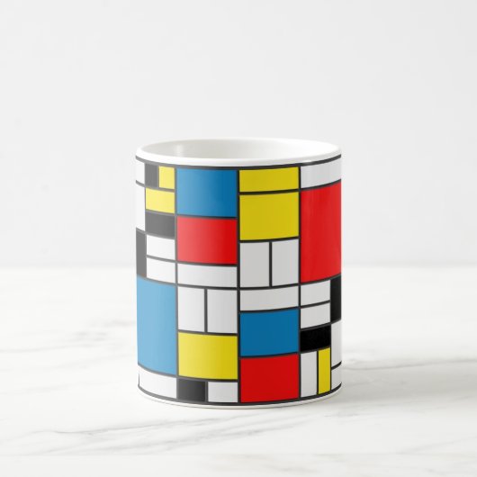 Mondrian Style Kaffeetasse (Mittel)