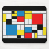 Mondrian Style Mousepad (Vorne)