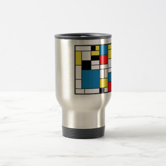 Mondrian Style Reisebecher (Mittel)