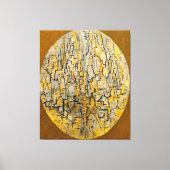 MONDRIAN - TABLEAU 3 COMP. in Oval (Bäume) - 1913 Leinwanddruck (Vorderseite)