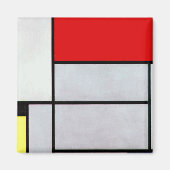 Mondrian - Tableau I Magnet (Vorne)