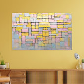 MONDRIAN - TABLEAU Nr. 2 ZUSAMMENSETZUNG Nr. V - 1 Leinwanddruck (Insitu (Wohnzimmer))